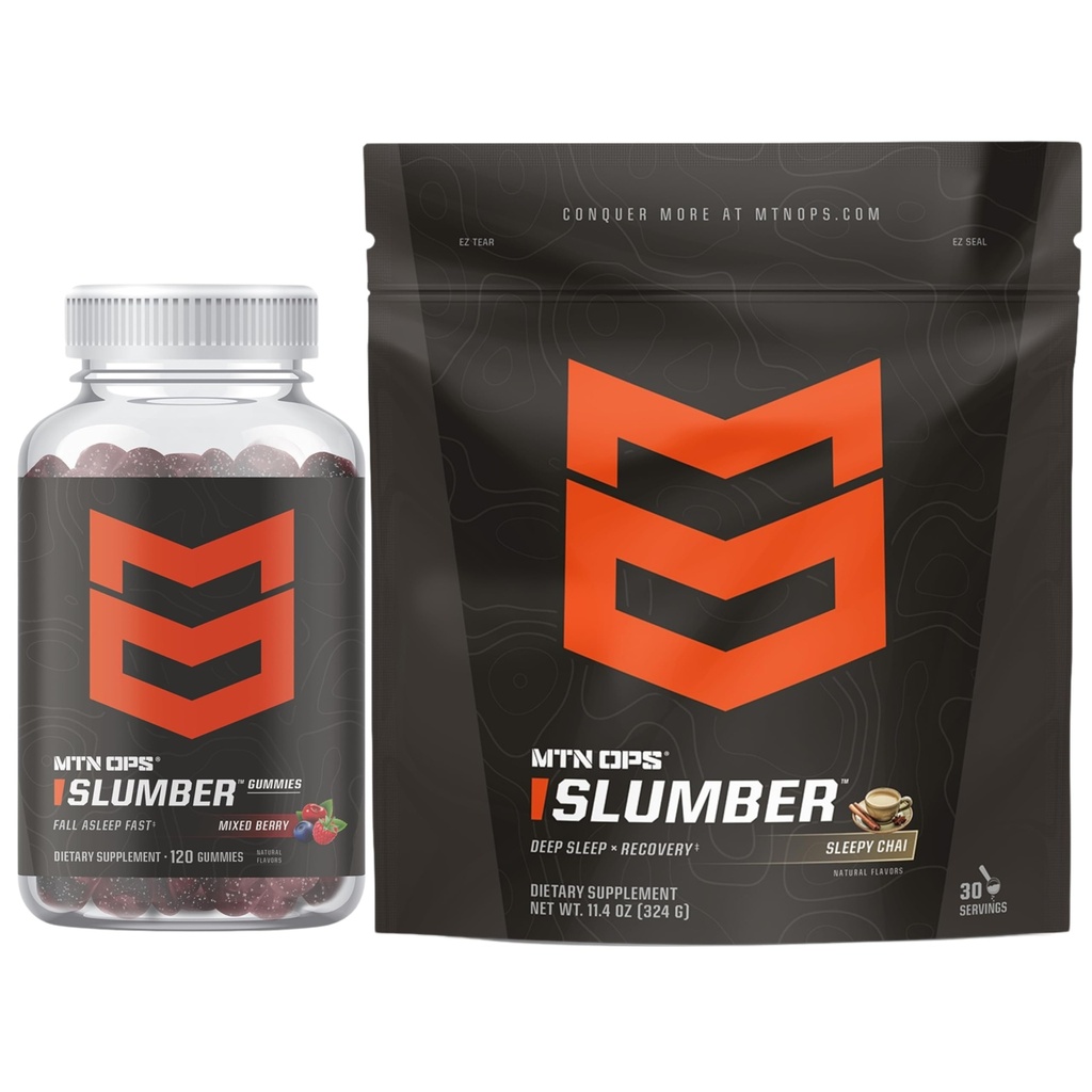 MTN OPS Slumber Gummies + Slumber Sleepy Chai Bundle