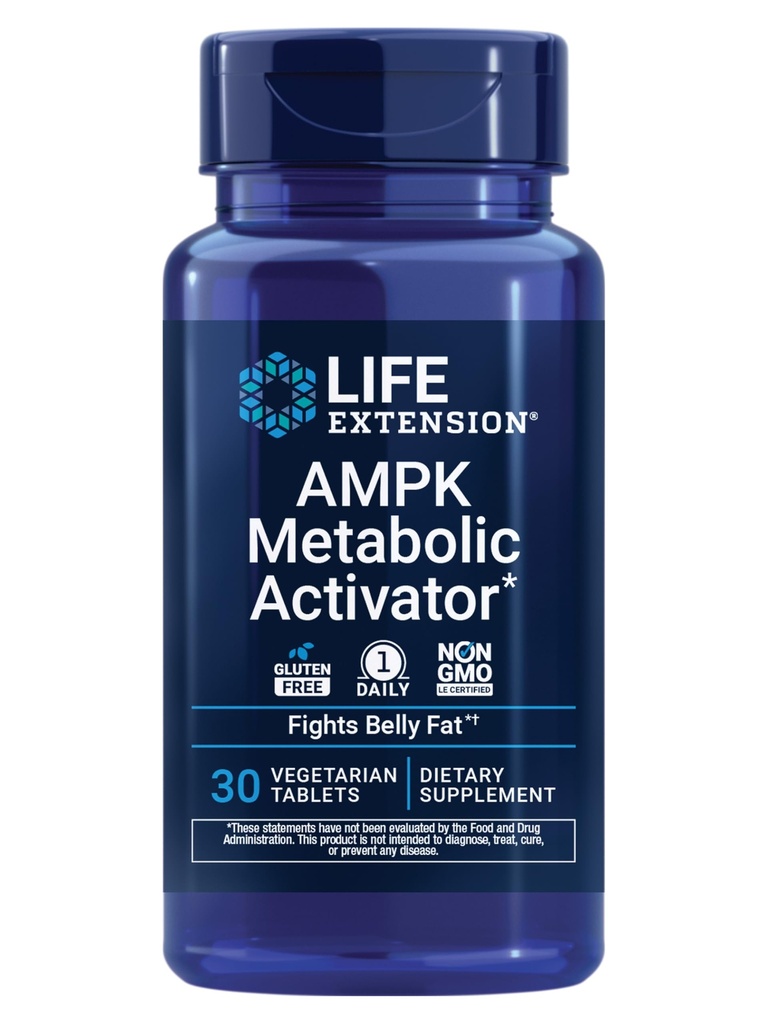 Life Extension, AMPK Metabolic Activator, 30 Vegetarian Tablets