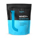 LEGION Whey+ Protein Whey Isolate from Grass Fed Cows (Unflavored, 30 Servings) - Whey Protein Isolate Powder Low Calorie, Non-GMO, Sugar Free, Lactose and Gluten Free, All Natural Protein Powder
