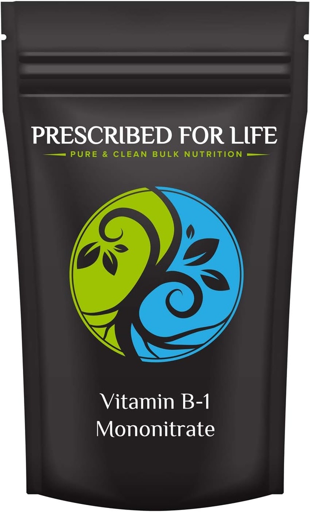 Prescribed For Life Vitamin B1 Mononitrate Powder, Thiamine B1 Supplement (5kg / 11lb)