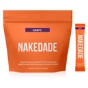 Nakedade Grape – Performance Enhancing Sports Drink Powder - Electrolyte Powder – No GMOs or Artificial Sweeteners, Gluten-Free, Soy-Free, Dairy-Free – 16 Sticks
