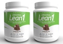 Lean1 Meal Replacement Protein Shake, Chocolate Flavor, 2-PACK of 15 Serving Tubs