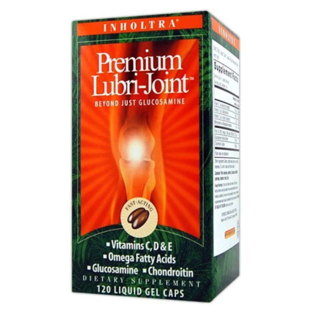 Nature's Secret Inholtra Premium Lubri-Joint - Connective Tissue and Joint Supplements for Men and Women with Vitamin C, D & E, Omega Fatty Acids, Glucosamine and Chondroitin - 120 Liquid Soft-Gels