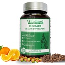 Rhubarb,Gut Motility Activator for Bowel Movement & Constipation Relief,Regularity,Bloating & Gas Relief,Mucus Production Assist,Lining & Microbiome Support, 45 Capsules