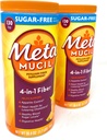 Metamucil Sugar Free Fiber Supplement, Orange Smooth 260 Servings
