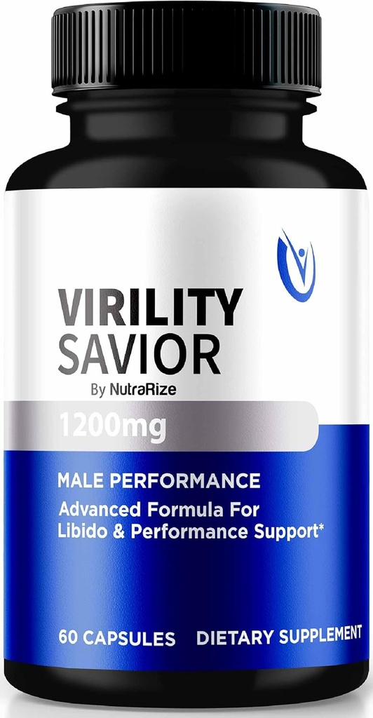 Virility Savior Capsules for Men, Official VirilitySavior Male Formula, Premium Pills for Max Performance and Confidence, All-Natural Support for Overall Health and Wellness Reviews (60 Capsules)