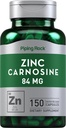 Piping Rock Zinc Carnosine Supplement | 84mg | 150 Capsules | Non-GMO, Gluten Free