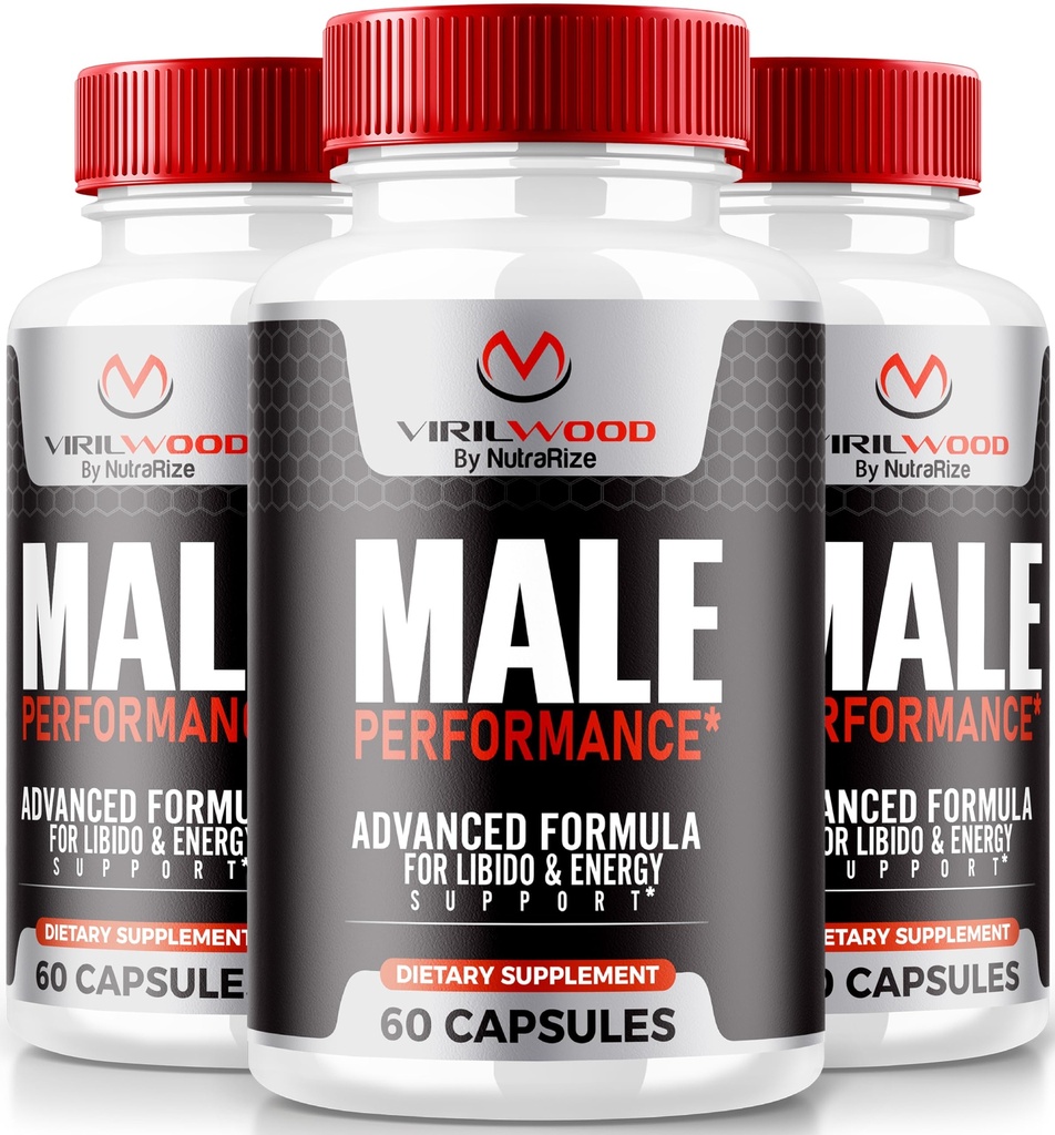 (3 Pack) Virilwood Capsules For Men, Official Viril Wood Pills 1200 mg, All Natural Male Formula to Support Long-Lasting Performance and Overall Health, Premium Multivitamins Review (180 Capsules)