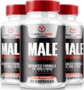 (3 Pack) Virilwood Capsules For Men, Official Viril Wood Pills 1200 mg, All Natural Male Formula to Support Long-Lasting Performance and Overall Health, Premium Multivitamins Review (180 Capsules)