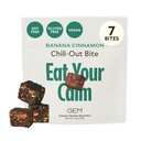 GEM Calm Bite | Supports Calm Mind & Clarity | Magnesium L-Threonate, Golden Chlorella, Lemon Balm | 50% of Your Daily Magnesium in One Bite | Gluten Free, Soy Free, Banana Cinnamon (7 Count)