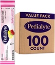 Pedialyte Electrolyte Powder Packets, Strawberry Lemonade, Hydration Drink, 100 Single-Serving Powder Packets