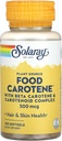 Solaray Food Carotene Capsules, 10000IU, 100 Count