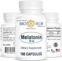 Bio-Tech Pharmacal Melatonin (20mg, 100 Capsules)