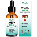 Natural Mullein Ear Wax Removal Oil & Cleaner Drops with Strawberry for Kids | Earwax Softener, Moisturizer & Allergy Soothing | Tinnitus, Itching, Ringing & Clogged Ears