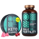 WILD FUEL Male Fertility Supplement and Keto Gummies Health and Energy Bundle