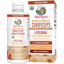 MARYRUTH'S Organics Cordyceps Mushroom Supplement | Ultra Absorption Liposomal | Full Spectrum Mushroom | 200mg Beta-Glucans Per Serving | USDA Organic | Vegan | 7.6 oz | 15 Servings