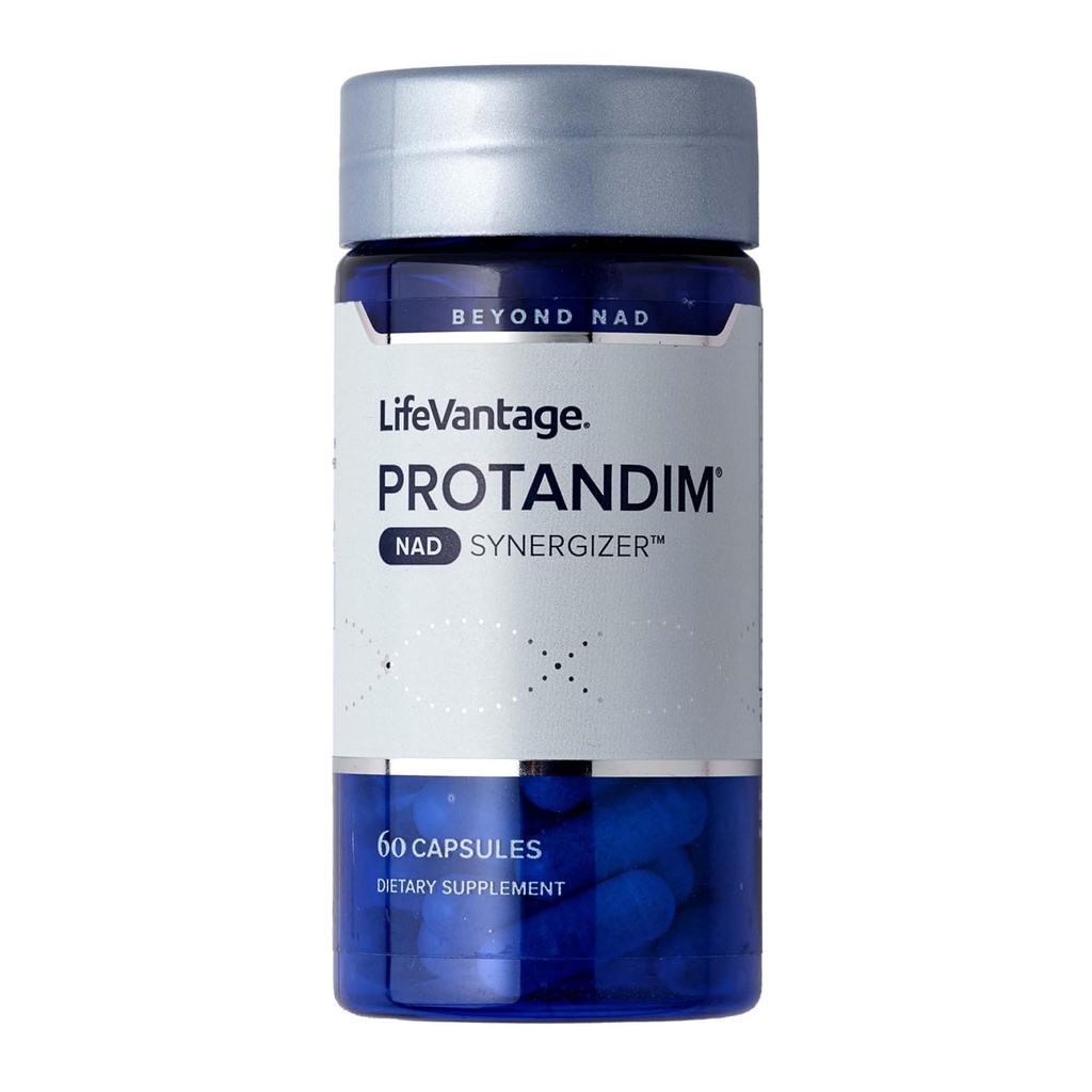 LifeVantage Protandim NAD Synergizer, NAD Supplement for Energy, Mood, Healthy Aging Support, Sirtuin Activation, Cellular Energy & Vascular Support, Remove Cellular Waste, 60 Capsules