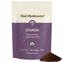 Real Mushrooms Chaga Mushroom Powder – Organic Chaga Extract from Fruiting Body – for Wellness & Energy Support – Vegan, Non-GMO, 150 Servings – Mushroom Supplement for Daily Use