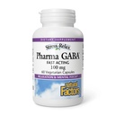 Natural Factors Pharma GABA - Dietary Supplement Supports Calm Sleep & Sleep Quality - Natural, Fast-Working Supplement Aids Focus & Brain Health - 60 Vegetarian Capsules (30 Servings)