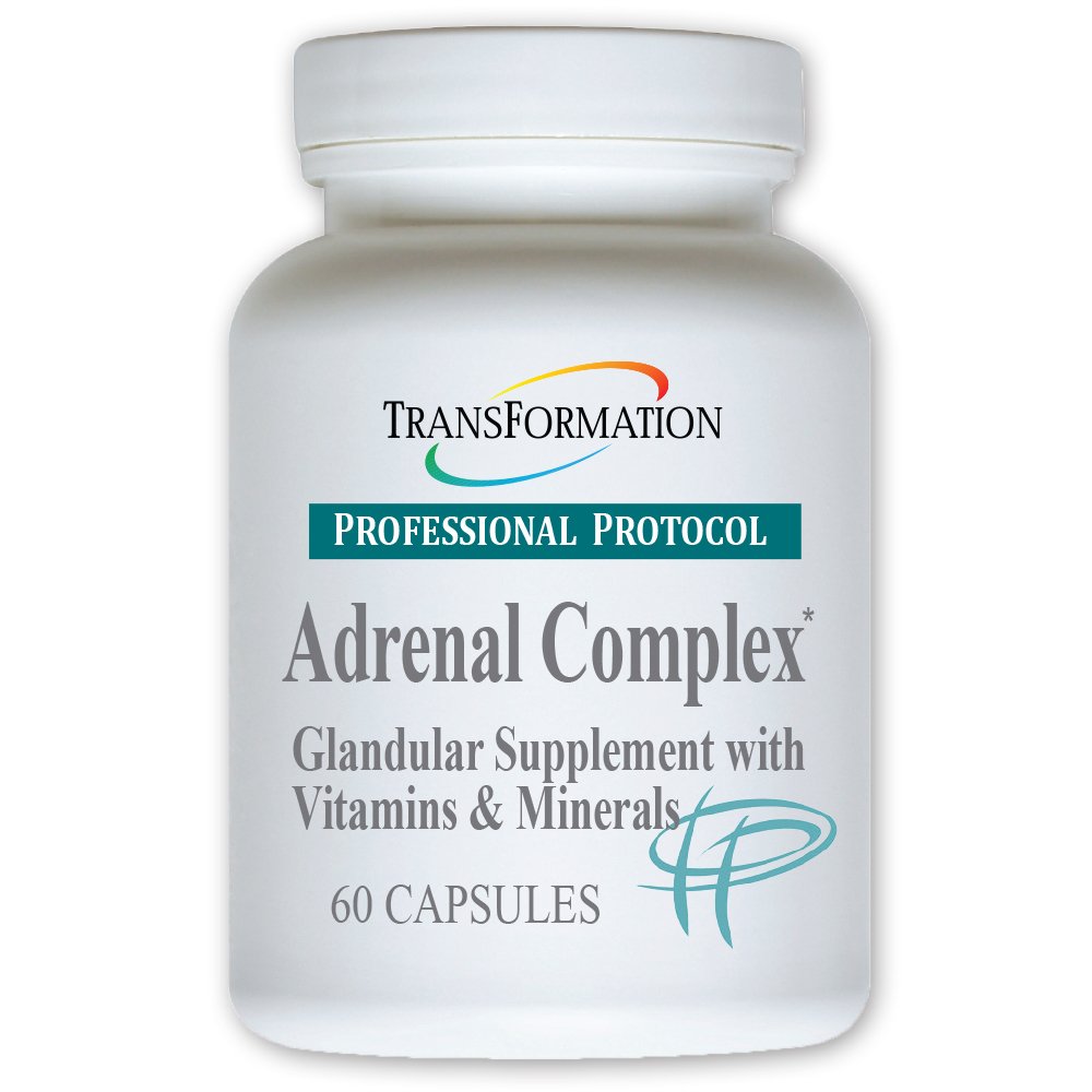TRANSFORMATION THE GENESIS OF GOOD HEALTH Enzymes Adrenal Complex - 60 Capsules - Synergistic Formulation of Herbs & Vitamins to Support a Healthy Endocrine System