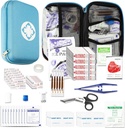 Car-Home Survival First-Aid Kit Emergency-Kit - Blue 273Piece Equipment Travel Supplies First Aid Set Home Essentials Camping Hiking YIDERBO
