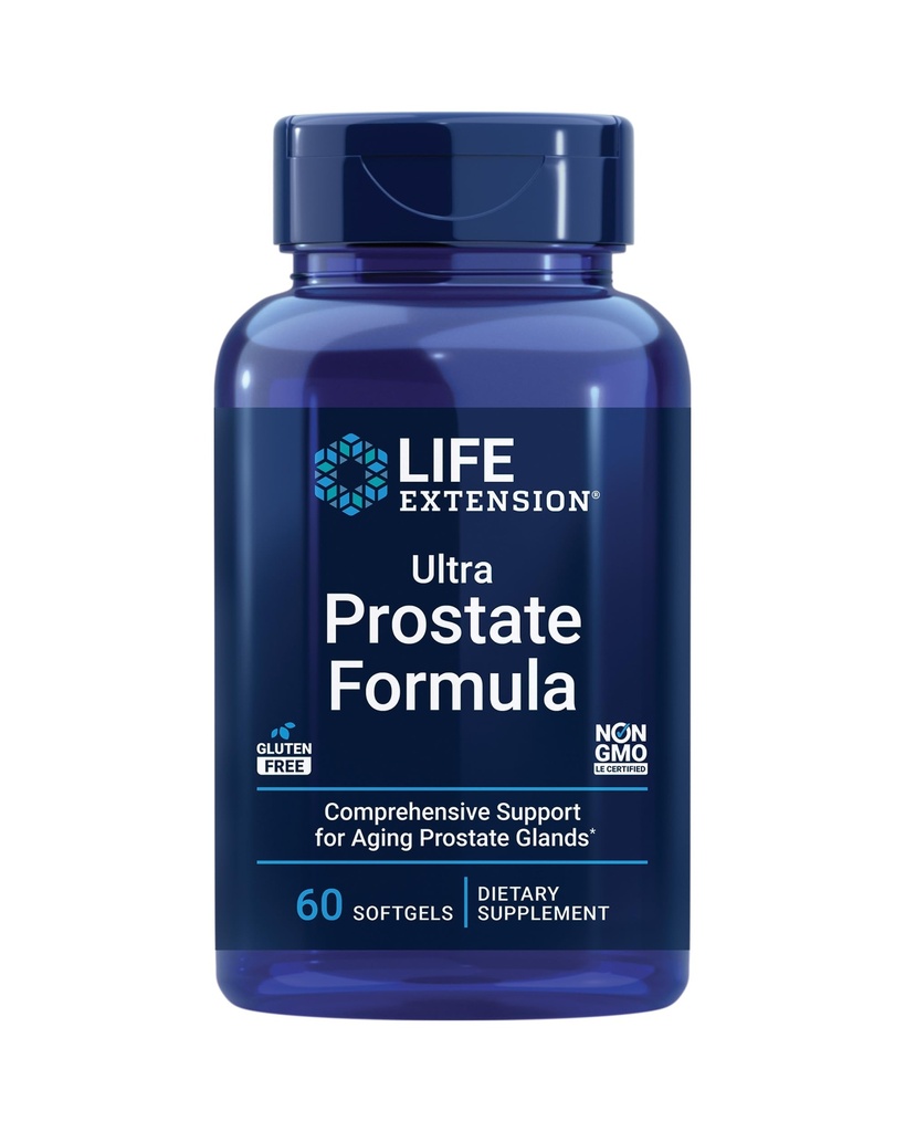 Life Extension Curcumin Turmeric & Ultra Prostate Formula with Saw Palmetto, 60 Capsules & 60 Softgels Bundle