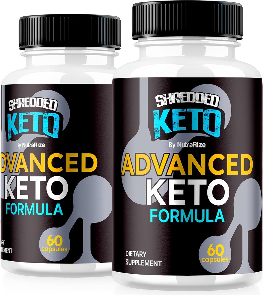 (2 Pack) Shredded Keto Pills, Premium Keto Shred Weight Loss Capsules, All Natural Keto Supplement to Support Fitness and Body Goals, Official ShreddedKeto Reviews (120 Capsules)