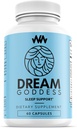 Womens Sleep Support Supplement | Female Specific Relaxation Sleep Aid | Dream Goddess | Calm Mind | Enhance Rest Support Vitamin