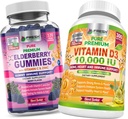 FRESH HEALTHCARE Elderberry Gummies and Vitamin D - Bundle
