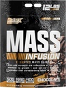 Nutrex Mass Infusion Chocolate Advanced Mass Gainer Protein Powder | 100% Whey Weight Gainer Shake | 12 Pound