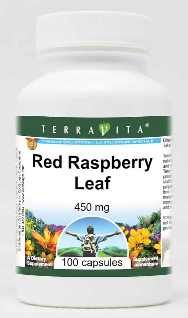 Red Raspberry Leaf - 450 mg (100 Capsules, ZIN: 511172)