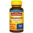 Nature Made Melatonin 5mg Extra Strength Tablets, 100% Drug Free Sleep Aid, Sleep Supplements for Adults, 300 Tablets, 300 Day Supply
