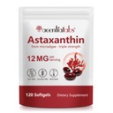 Astaxanthin Supplements 12mg - 120 Softgels | Premium Natural Antioxidant from Microalgae | Eye, Skin, Brain, Joint, Heart & Immune Health Support | Non-GMO, Gluten-Free