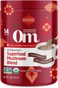 Om Mushroom Superfood Peppermint Hot Chocolate Blend – Cocoa Mushroom Powder with Lion’s Mane, Reishi, Chaga & Turkey Tail – Immune Health, Focus & Stress Support – 4.44 oz Canister (14 Servings)