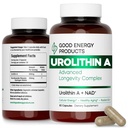 Urolithin A 500mg + NAD+ Supplement | 60 Capsules