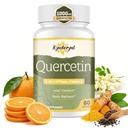 Quercetin Supplement 1000mg Softgels – Joint Health Supplement for Mobility, Flexibility & Antioxidant Boost with Turmeric, Grape Seed Extract & Non-Acidic Vitamin C – 30 Vegan Softgels