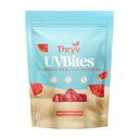 UVBites - Tanning Gummies - Self Tan Supplement - Tanning Pill - Fast Acting & Debloating Melanin Supplement with Beta Carotene, Astaxanthin, Niacinamide - Glow Up Skin (60 Count, Watermelon)