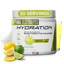 JYM Hydration Lemon Lime Powder, Performance Electrolytes, Potassium, Sodium, Magnesium, for Men & Women, Theanine, Ashwaghanda, Theanine, 40 Servings