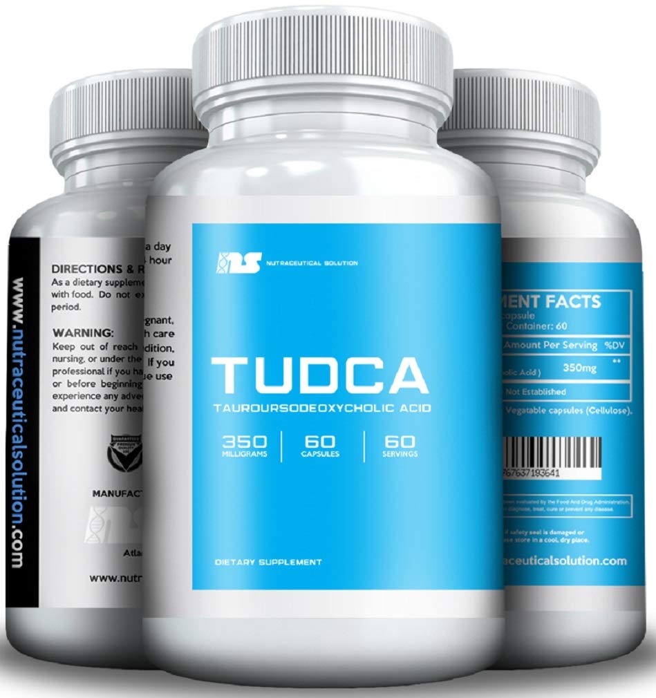 TUDCA | 350mg per Capsule x 60 Capsules | Nutraceutical Solution | Tauroursodeoxycholic Acid