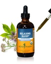 Relaxing Sleep Valerian Root for Sleep Blend with Chamomile & Passion Flower | USDA Organic Sleep Aid for Adults with Valerian Root Extract and Passion Flower herb Sleep Tincture | 168 Servings, 4 Oz