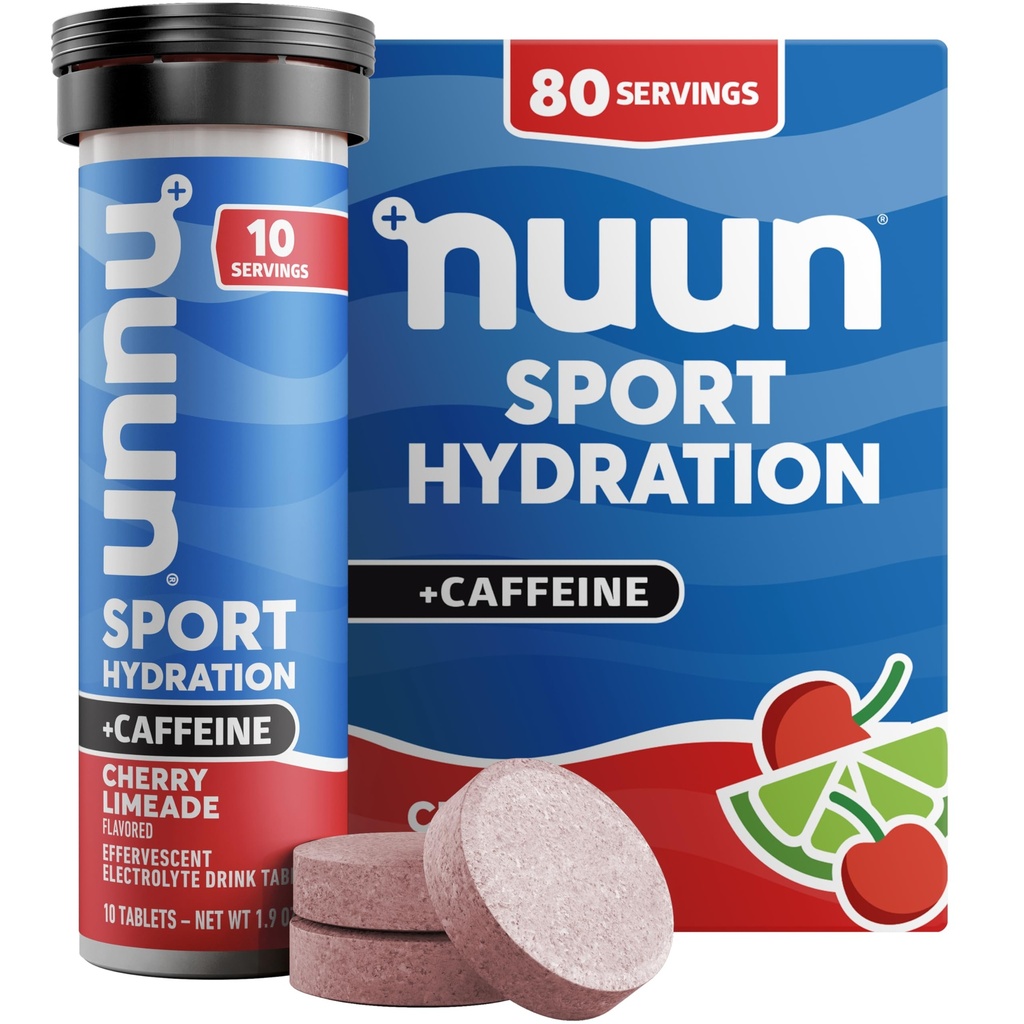 Nuun, Electrolyte Drink Tabs Energy Cherry Lemonade, 8 Count, 1.9 Ounce