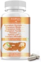 Magnesium Glycinate 500 mg per Serving, with Malate, Taurate & Oxide, Magnesium Supplement for Muscle, Bone,Sleep and Digestion Support, 120 Vegan Capsules, Non-GMO