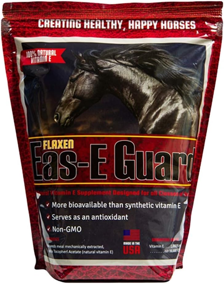 Flaxen EAS-E Guard 4 lb, Natural Vitamin E Equine Supplement, with Important Antioxidant