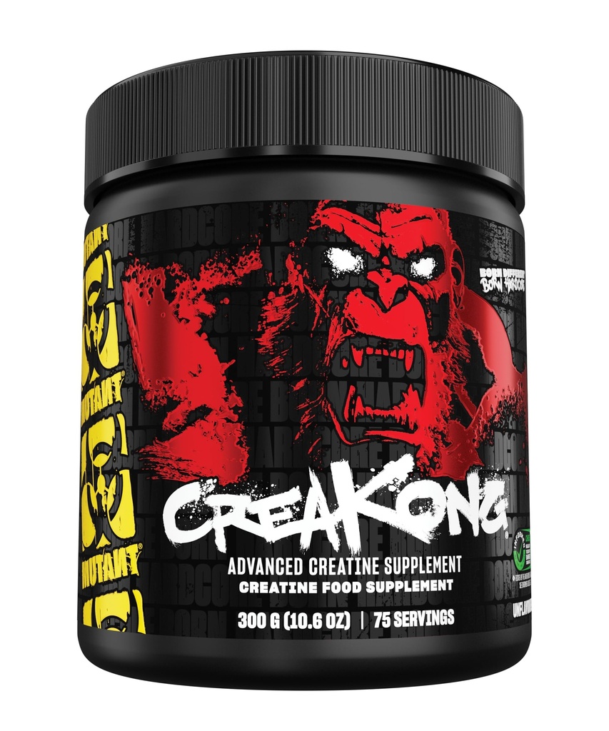 Mutant Creakong – 300G Of Delivering Sheer Unadulterated Size And Power, A Creatine Blend That Delivers Only Pure Creatines From The World’s Leading Creatine Sources.