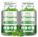 Liposomal L-Theanine 1200mg Gummies,Complex Magnesium GABA,5-HTP,Ashwagandha etc for Calm, Zzz & Relaxation Support for Adults,Children & Elderly,Liposomal Enhance 98% Absorption