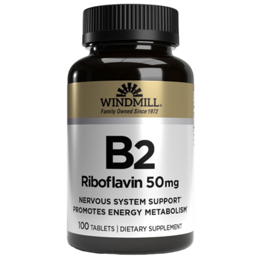 VIT B-2 TABS 50 MG WMILL 100