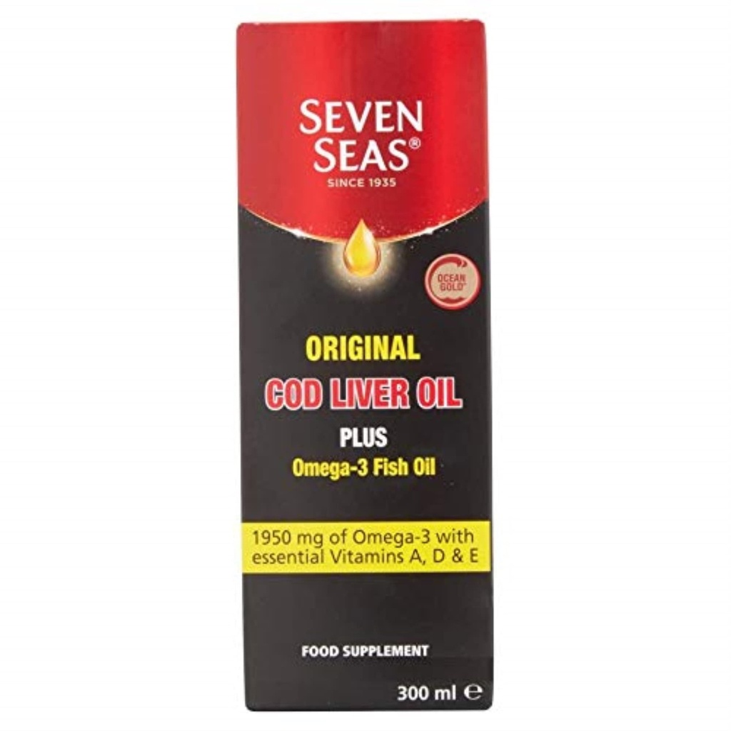 Seven Seas Cod Liver Oil Range Traditional Liquid 300mls by Seven Seas