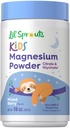 Lil' Sprouts Kids Magnesium Powder | 16 oz | Mixed Berry Flavor | Citrate & Glycinate | Non-GMO, Gluten Free Supplement