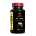 Brain Memory Supplement - Support Focus & Memory, Brain Support Complex, Immune Booster - 1 Bottle 60 Capsules