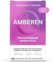 Amberen Perimenopause, Peri-Menopause Multi-Symptom Relief, Vitamin B, Vitamin E & Antioxidants Supplement, Helps Support Hormone Balance, Hot Flashes & Night Sweats, Supplements for Women, 180 Count